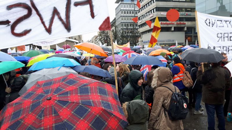 Demo in Stuttgart